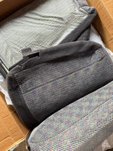 Load image into Gallery viewer, 1998-2002 dodge ram NOS compete dark grey quad cab seat covers cloth